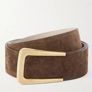 Brunello Cucinelli Brown Suede Cinta Belt Medium